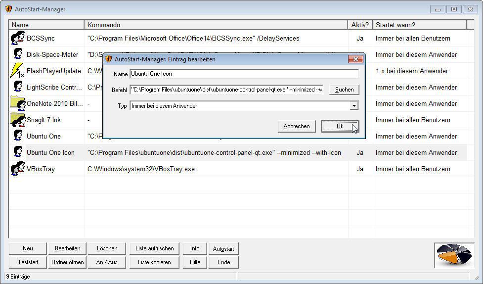 Autostart-Manager 6.4